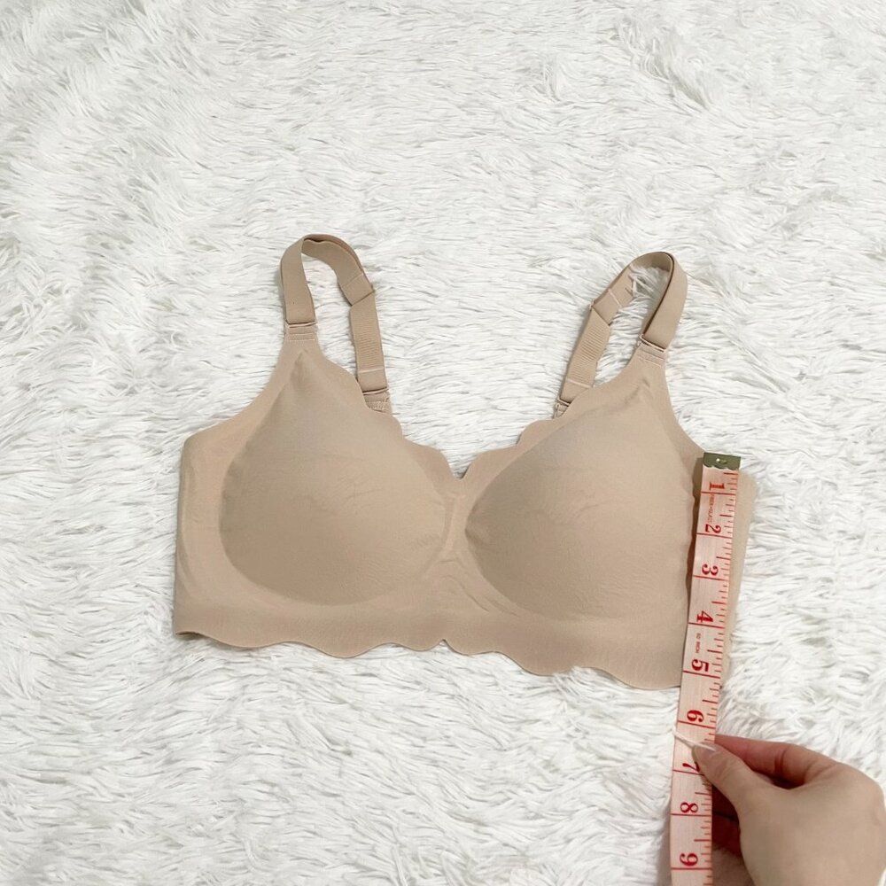 Women Floral Wireless Bra Light Support in Cream Size Small - Picture 3 of 9